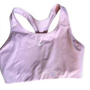 Nike Women's Light Pink Sports Bra size Large NWOT